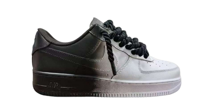 Air force 1 with black rope laces