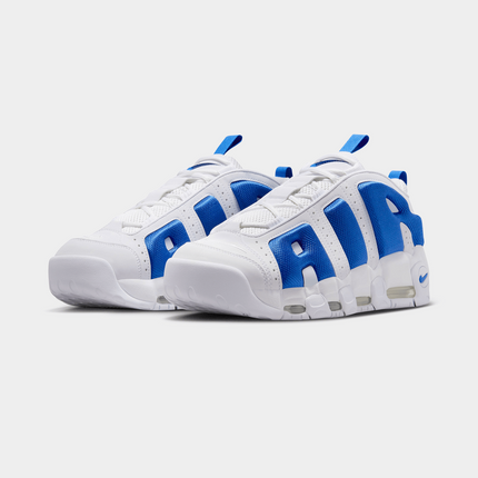 Nike Men's Air More Uptempo Low White/Blue Sneaker